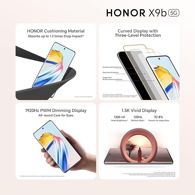 Honor X9B 5G Ram & Storage: